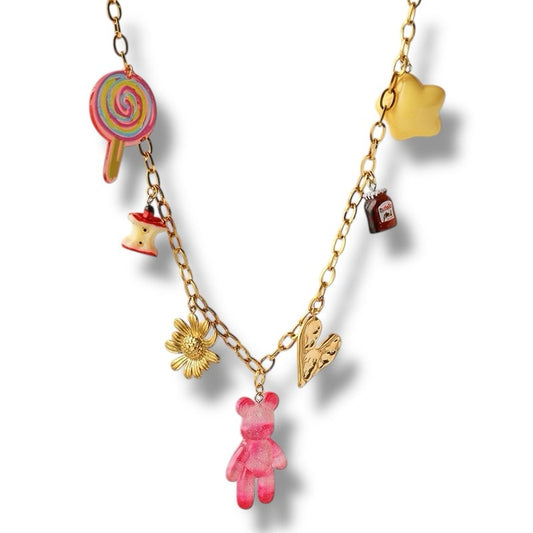 LolliBear Charm Necklace
