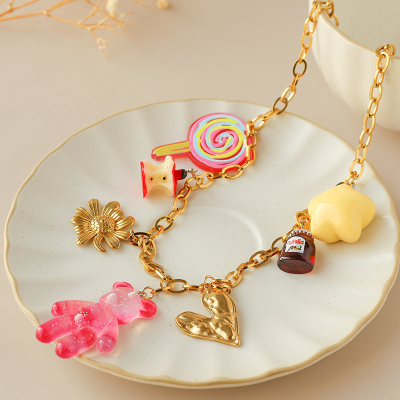 LolliBear Charm Necklace