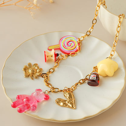 LolliBear Charm Necklace