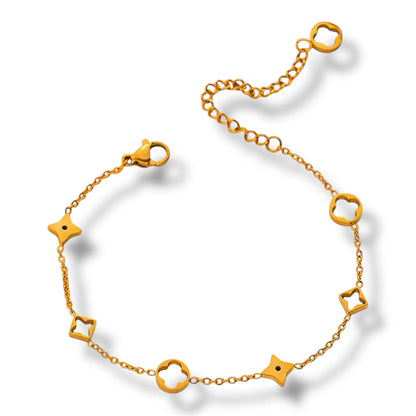 Golden Clover Grace Bracelet