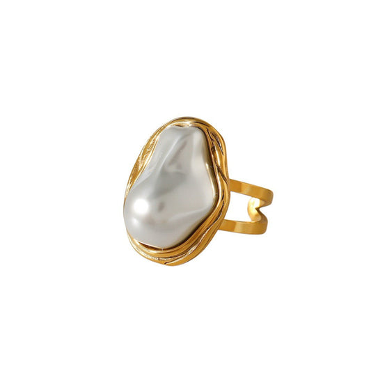Baroque Pearl Ring